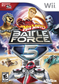 Hot Wheels: Battle Force 5 PAL Wii  box art